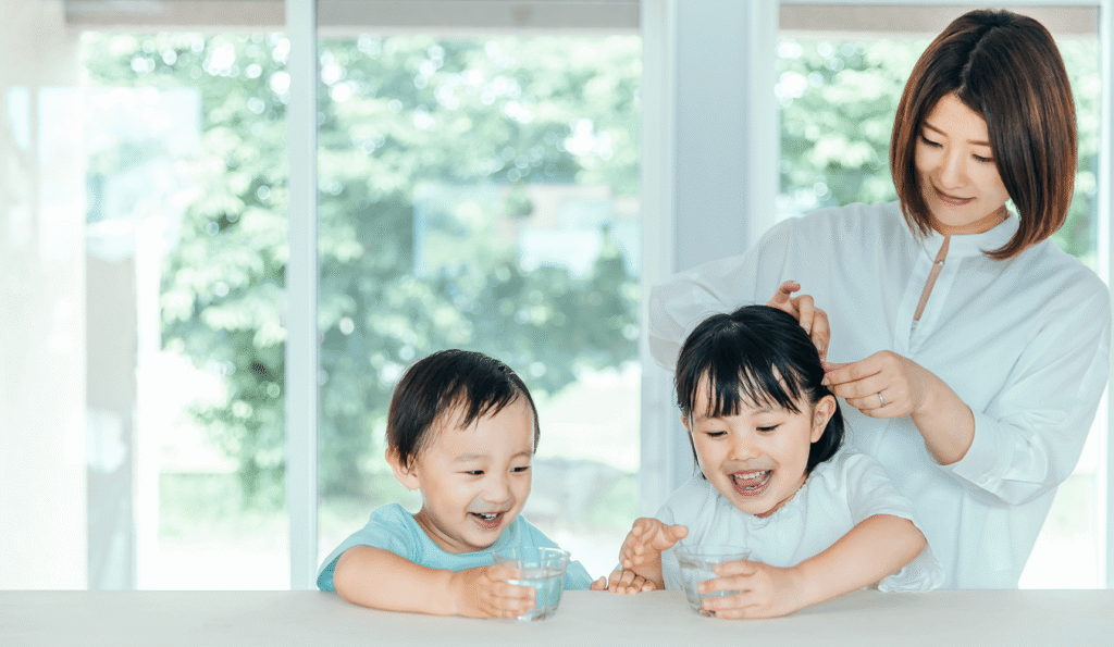 お母さんと子供たち